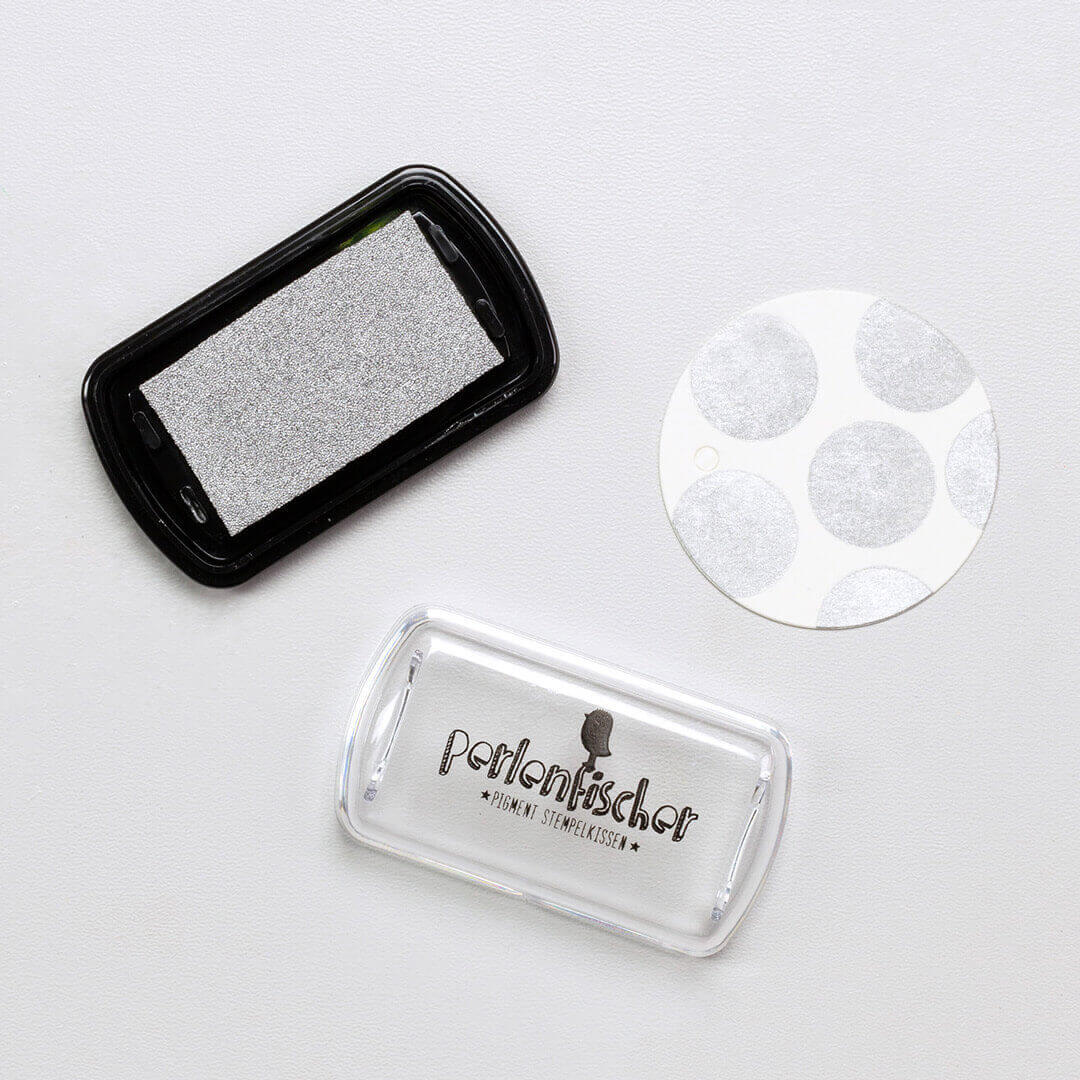 Stempelkissen | Silber Mini