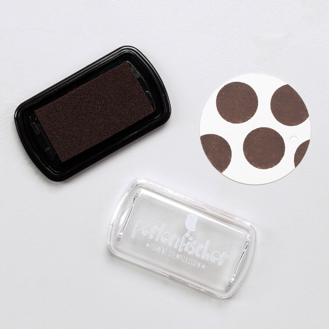 Stempelkissen | Braun Mini