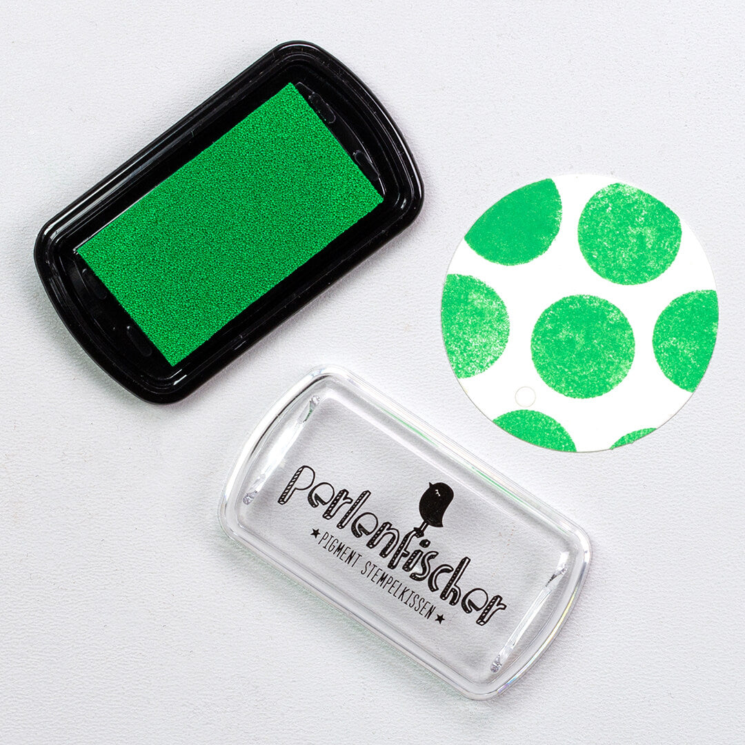 Stempelkissen | Grasgrün Mini
