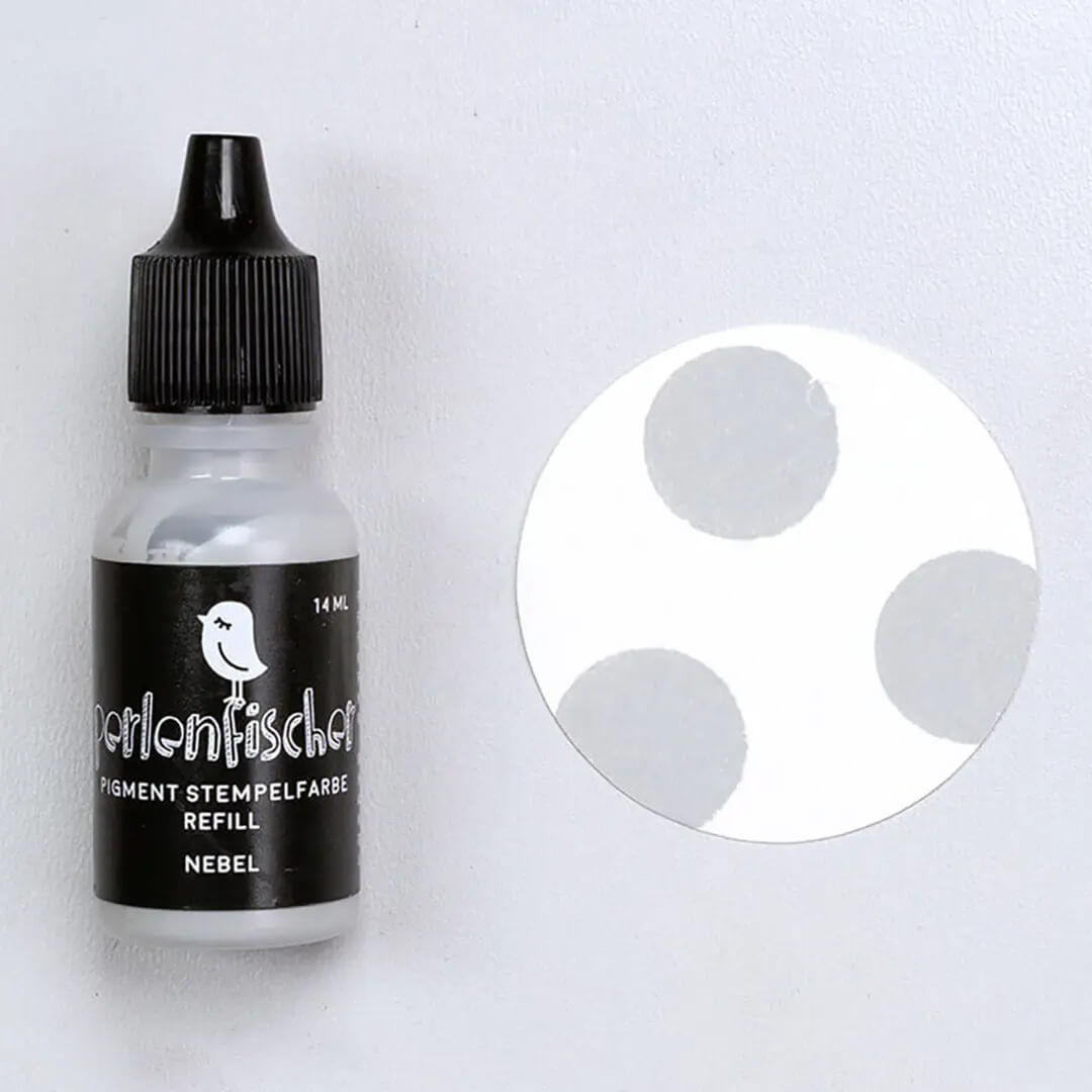 Pigment Stempelfarbe Refill | Nebel