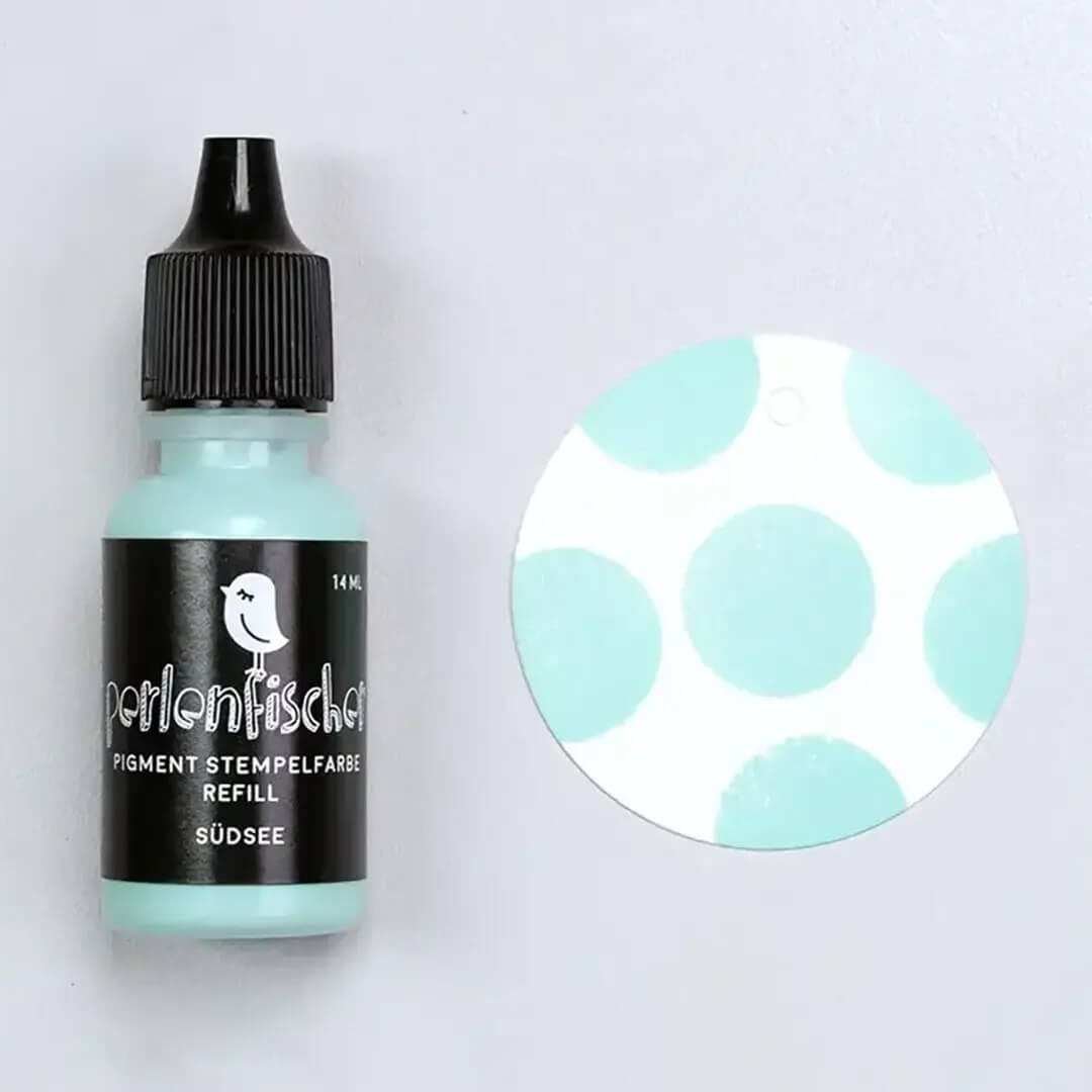 Pigment Stempelfarbe Refill | Südsee