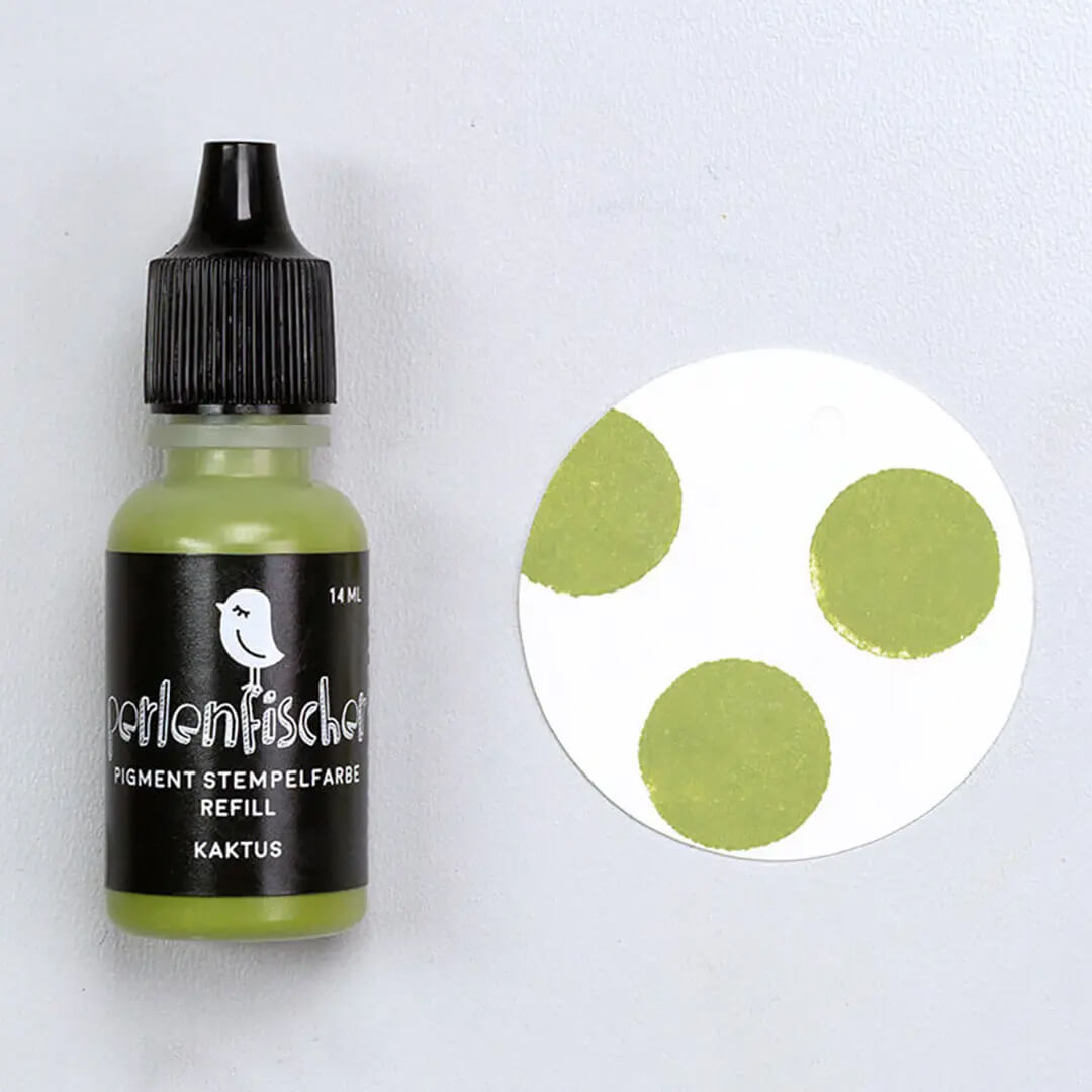 Pigment Stempelfarbe Refill | Kaktus