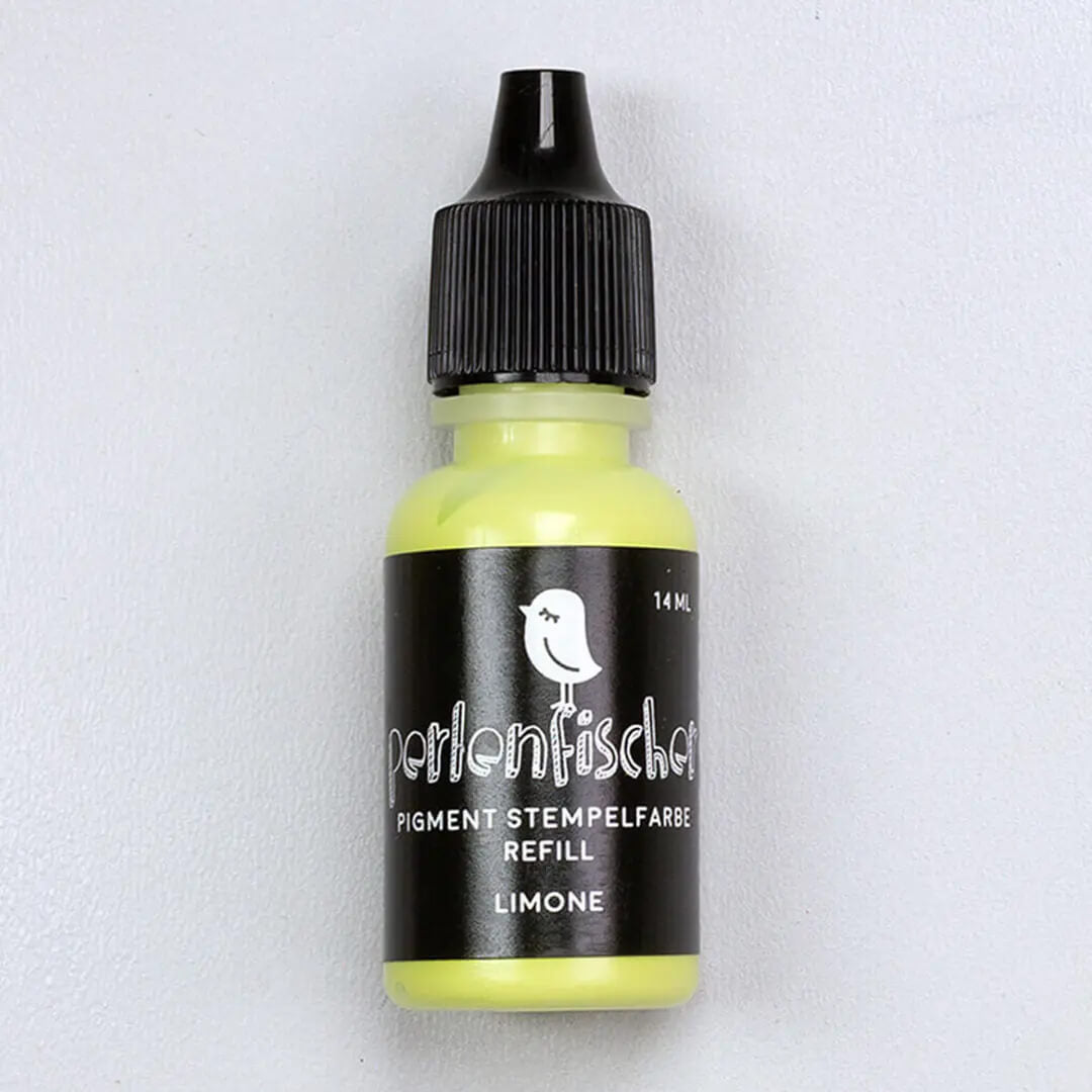 Pigment Stempelfarbe Refill | Limone