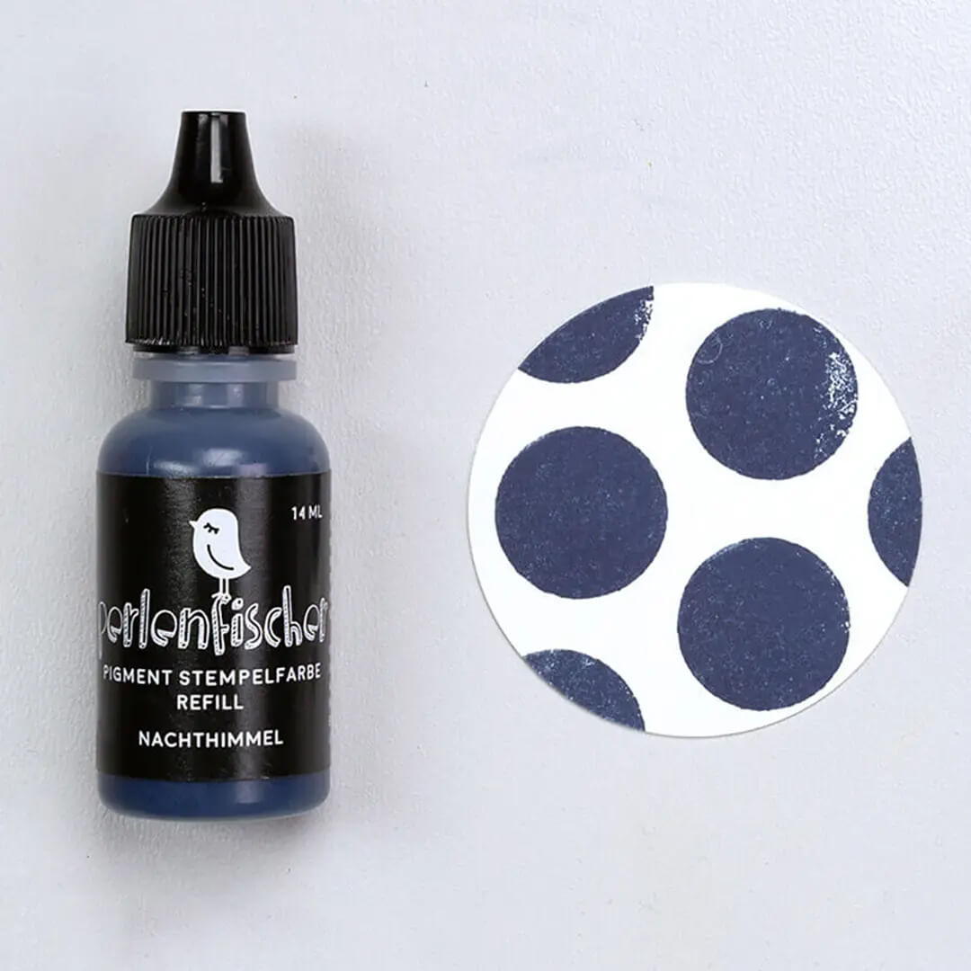 Pigment Stempelfarbe Refill | Nachthimmel