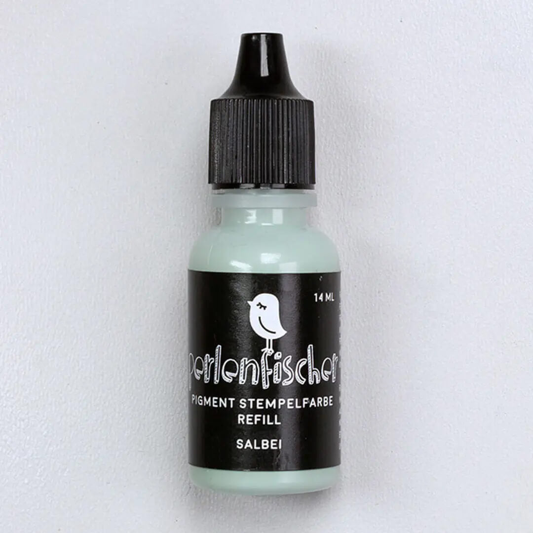 Pigment Stempelfarbe Refill | Salbei