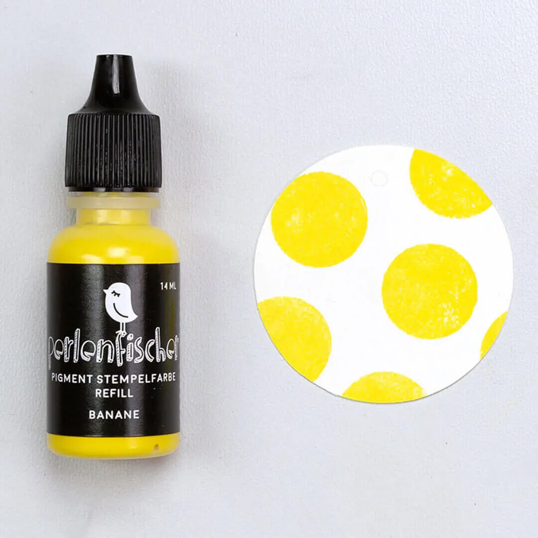 Pigment Stempelfarbe Refill | Banane