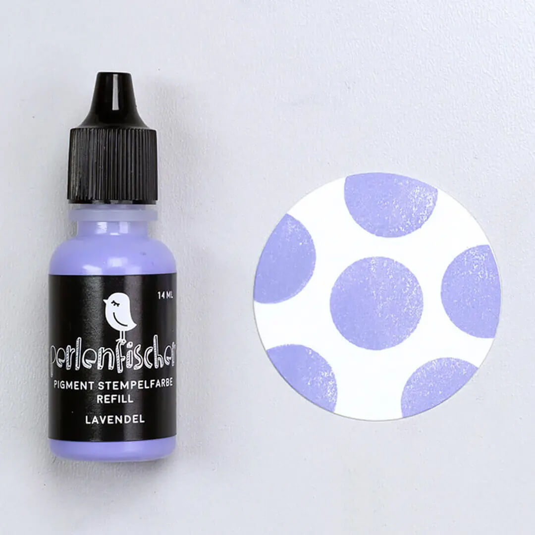 Pigment Stempelfarbe Refill | Lavendel