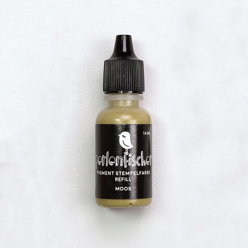 Pigment Stempelfarbe Refill | Moos