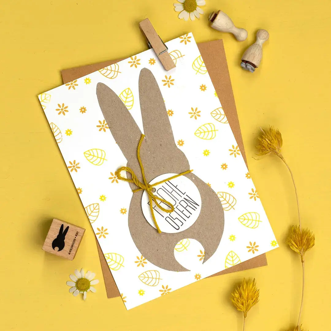 Textstempel zu Ostern Stempel Frohe Ostern