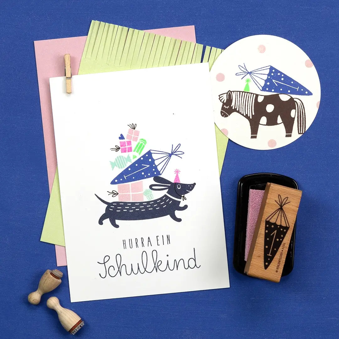 stempel tiere kinderstempel tiere dackel stempel hund stempel pferd stempel pony karten zur einschulung mit tieren stempeln stempel geschenk