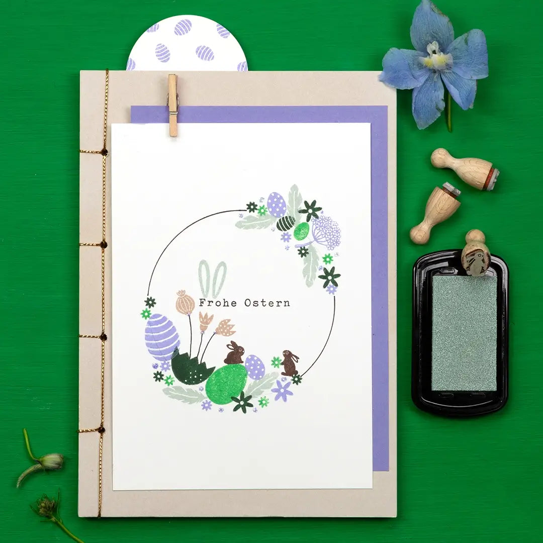 stempel ostern osterstempel stempel frohe ostern kreative osterkarten stempel osterkranz stempel ei stempel osterhase
