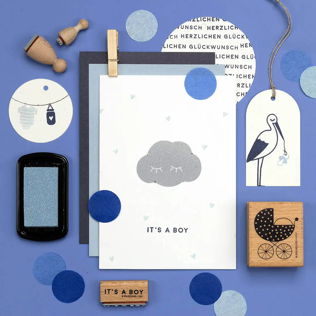Stempel Kinder Stempel zur Geburt Stempel Wolke Stempel Storch Stempel Kinderwagen Stempel Herzlichen Glückwunsch Stempel Its a boy Stempel Baby Trinkflasche Stempel Strampler Stempel Schnuller