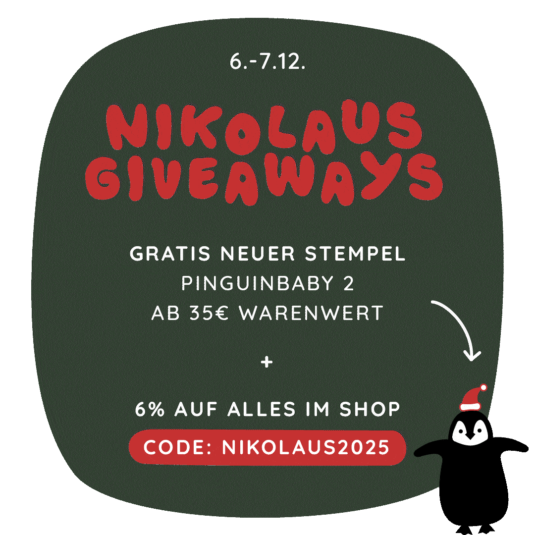 motivstempel stempel pinguin stempel rabatt stempel weihnachtsmütze stempel weihnachten weihnachtsstempel nikolaus aktion