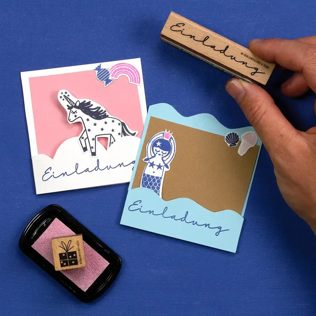 stempel kinder kinderstempel stempel meerjungsfrau stempel einhorn mödchen stempel einladung stempel geschenk stempel stern