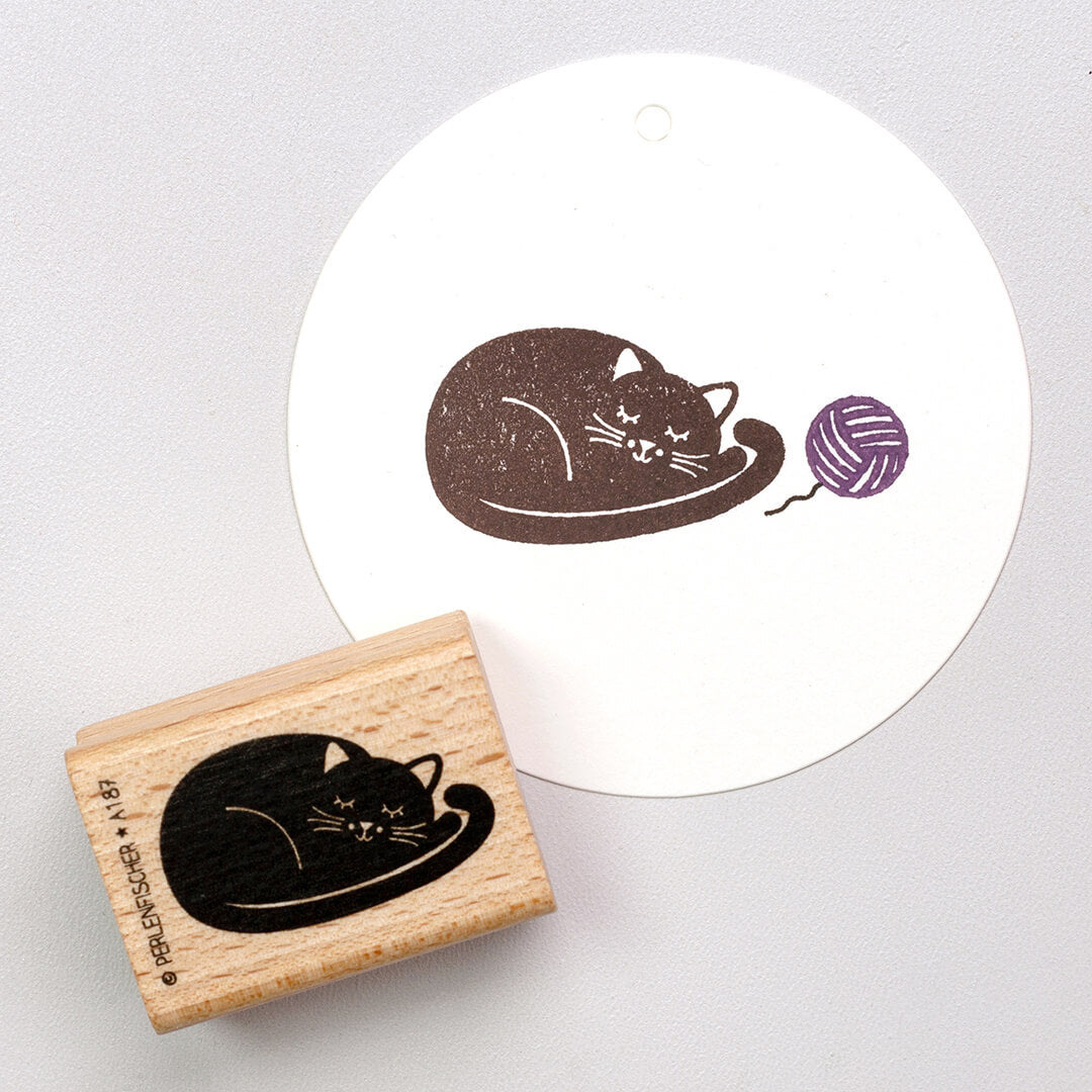 Stempel | Träumende Katze