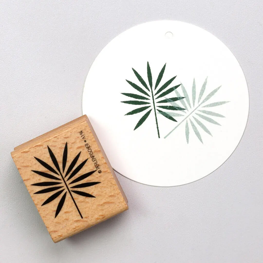 Stempel | Palmenblatt 2