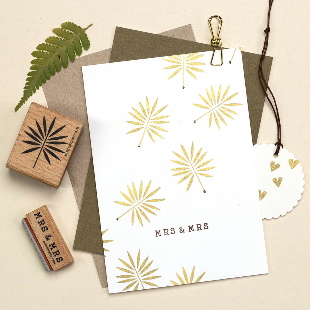 Stempel | Palmenblatt 2