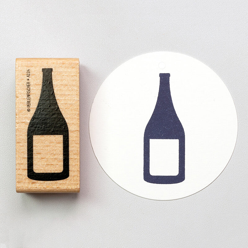 Stamp | Champagne bottle