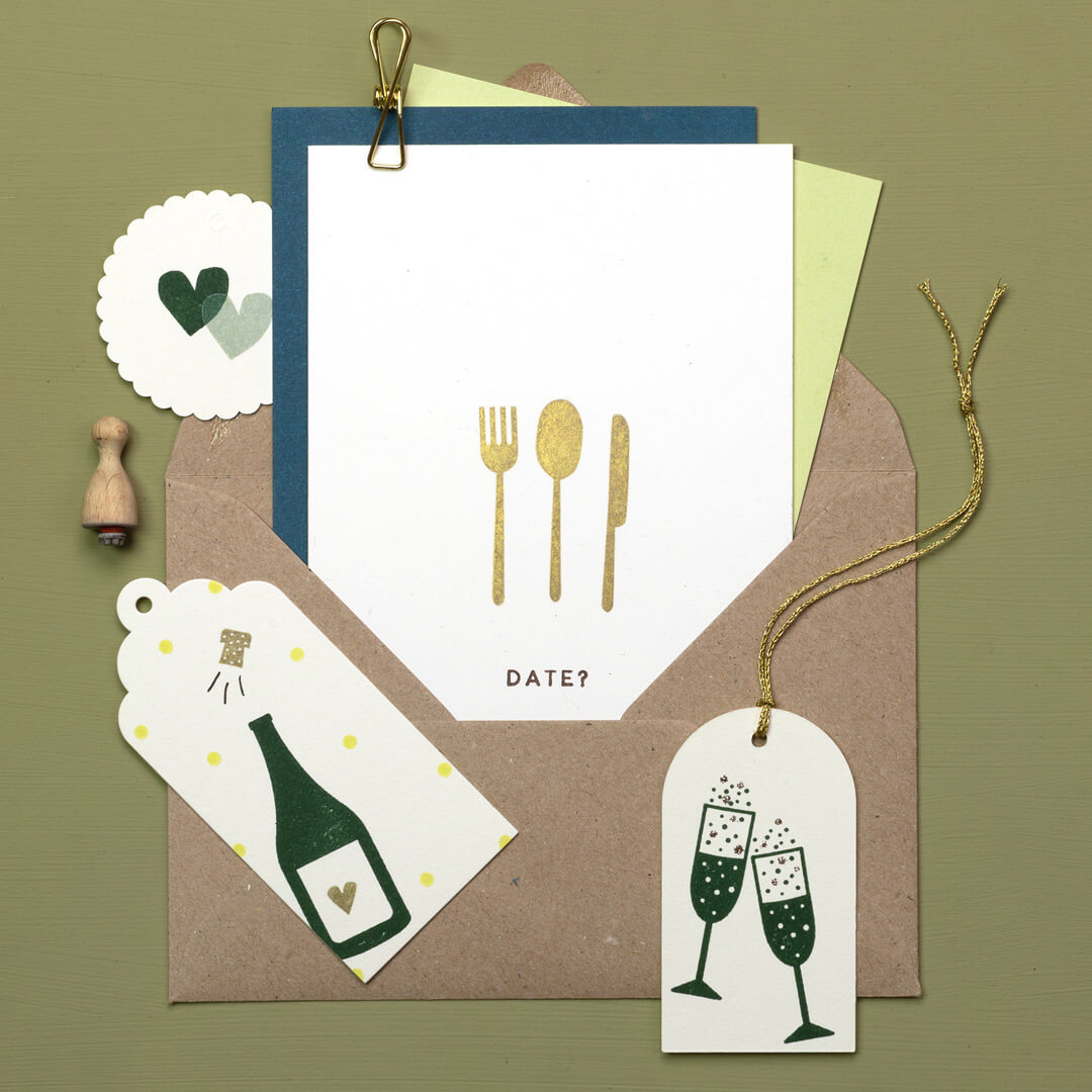 Stamp | Champagne bottle