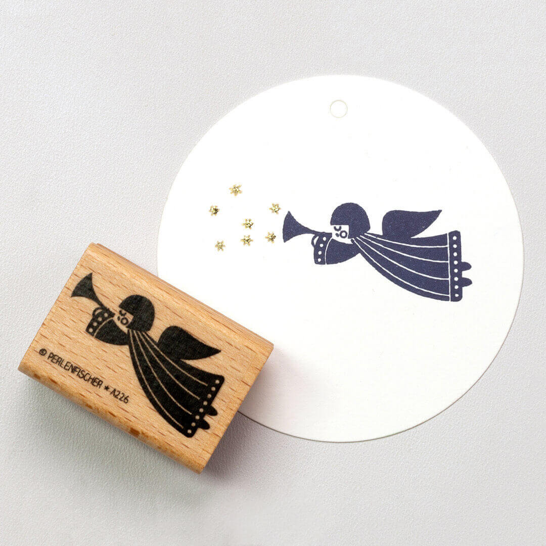 Stempel | Engel mit Trompete