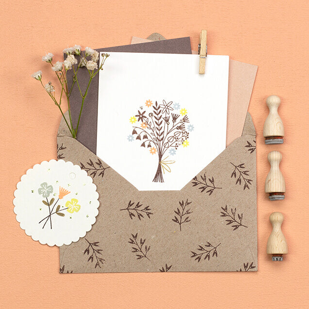 Stamp | Bouquet of meadow flowers