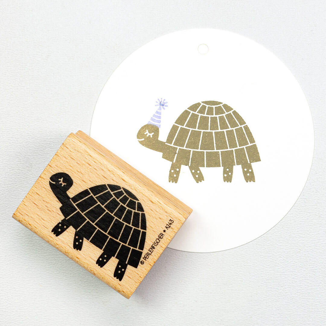 Stamp | Turtle walking