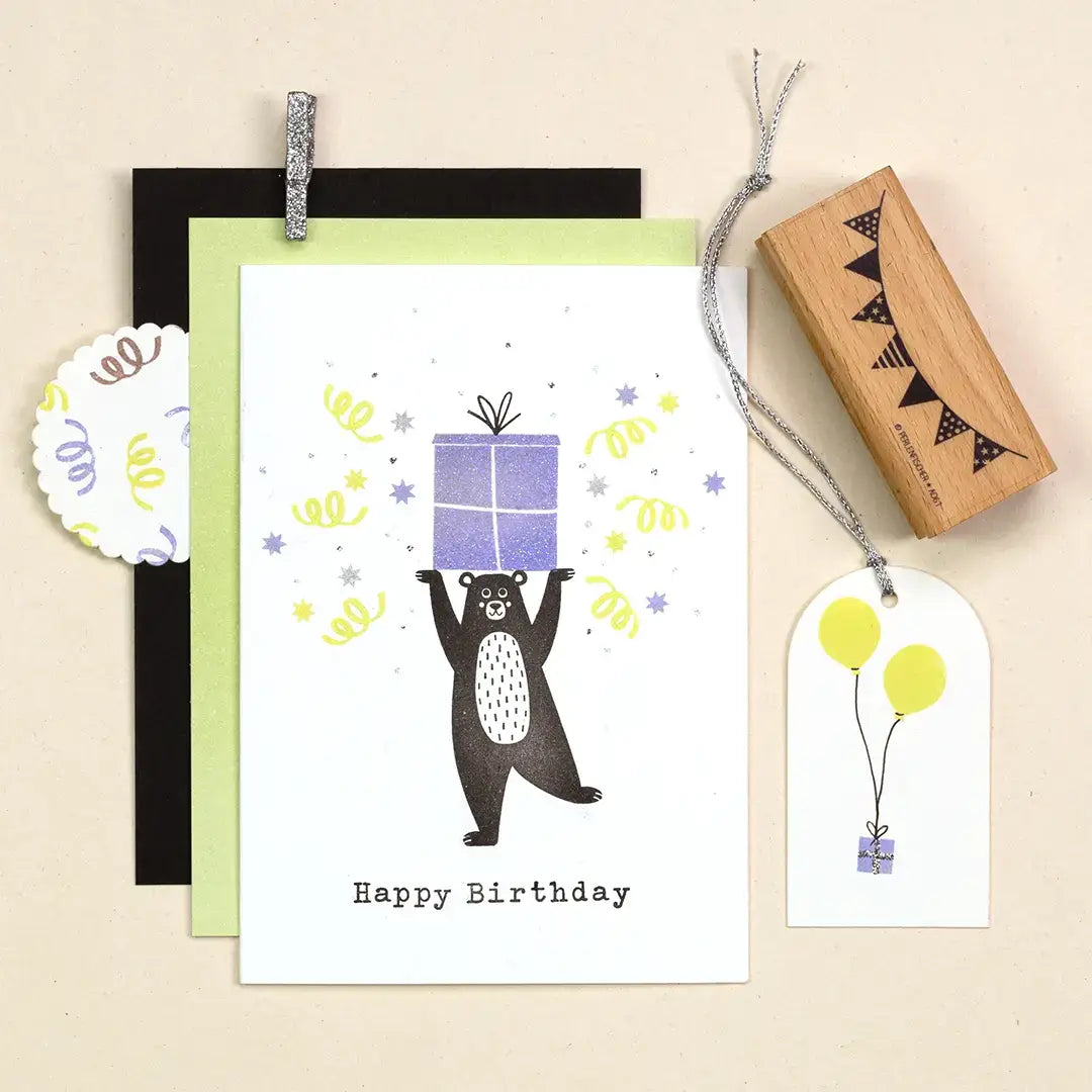 texstempel geburtstag happy birthday stempel geschenk geburtstagskarte stempeln glückwunschkarte stempel luftballon