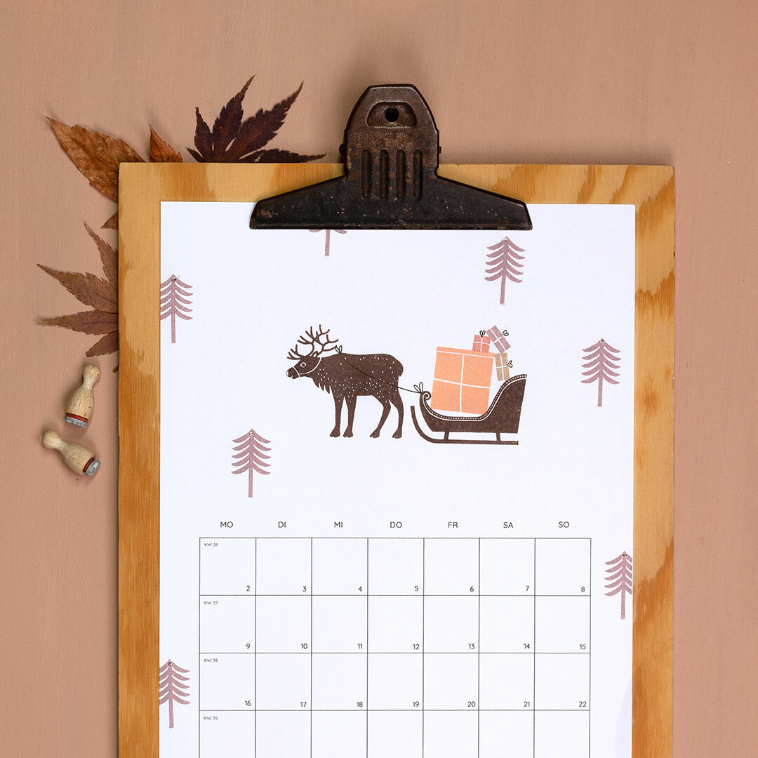 Stamp | Christmas sledge