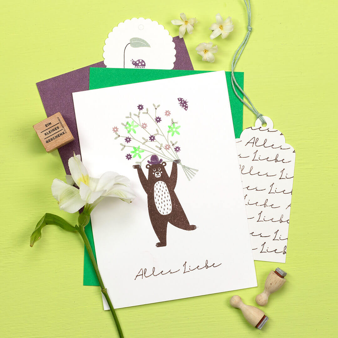 Stamp | Spring bouquet