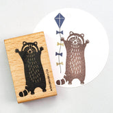 Stempel | Waschbär stehend