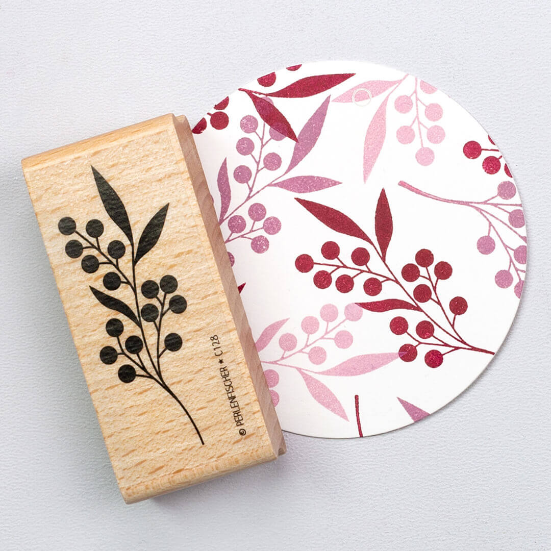 Stamp | Wild berry branch