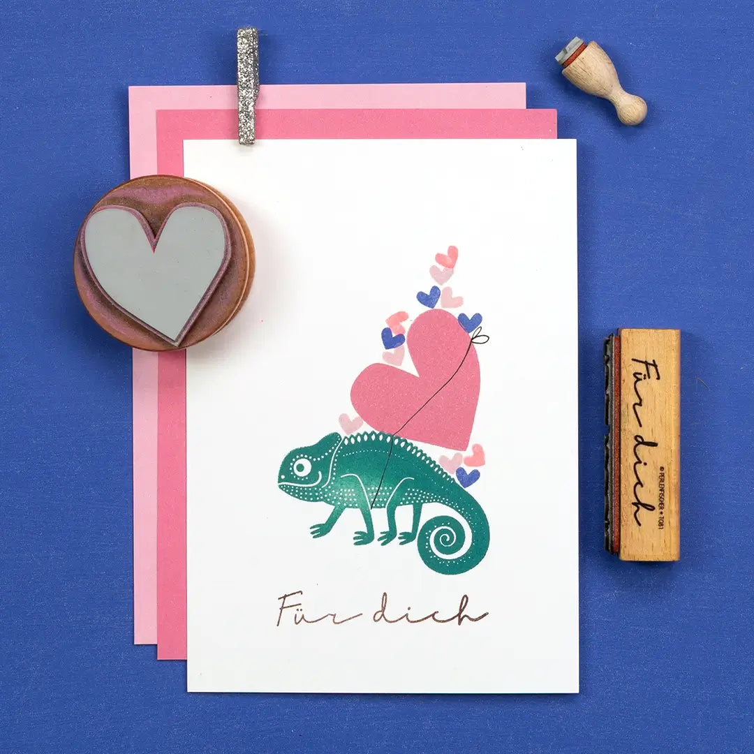 stempel tiere motivstempel tiere stempel chamäleon tierstempel
