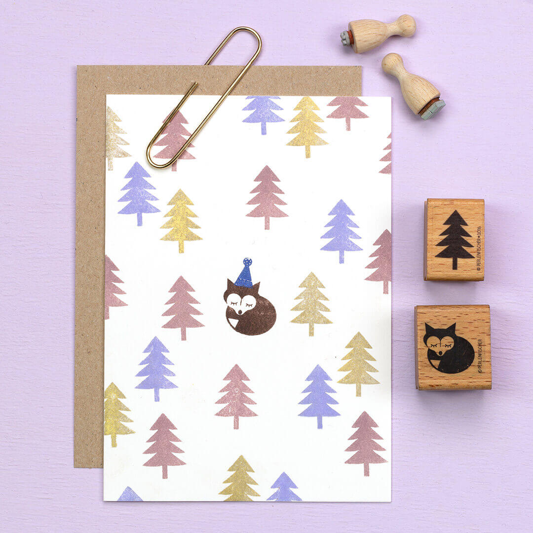 Stempel | Träumender Fuchs