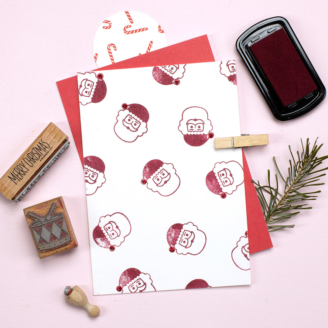 Stamp | Santa head