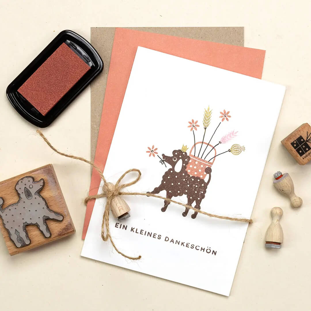 Stamp | Basket dots