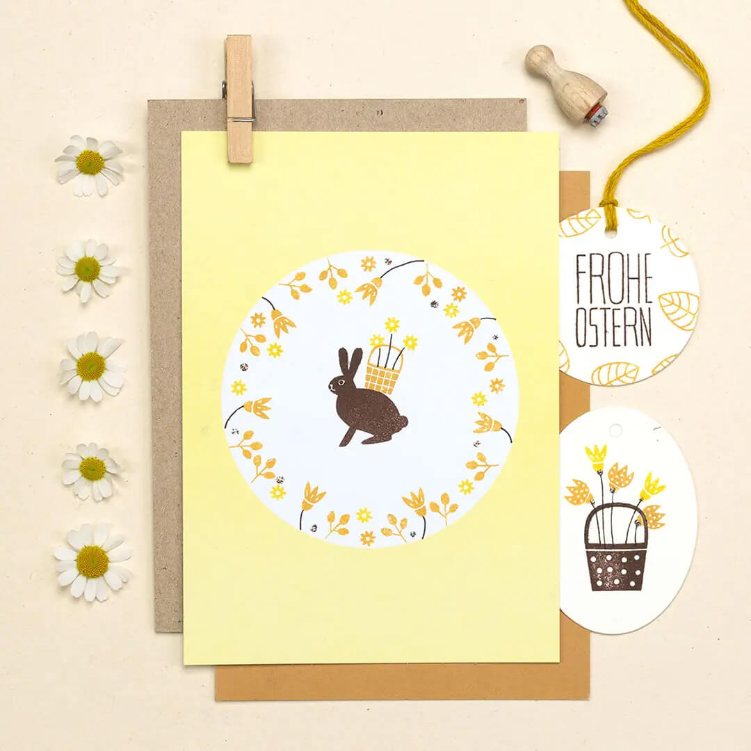 Stamp | Basket dots