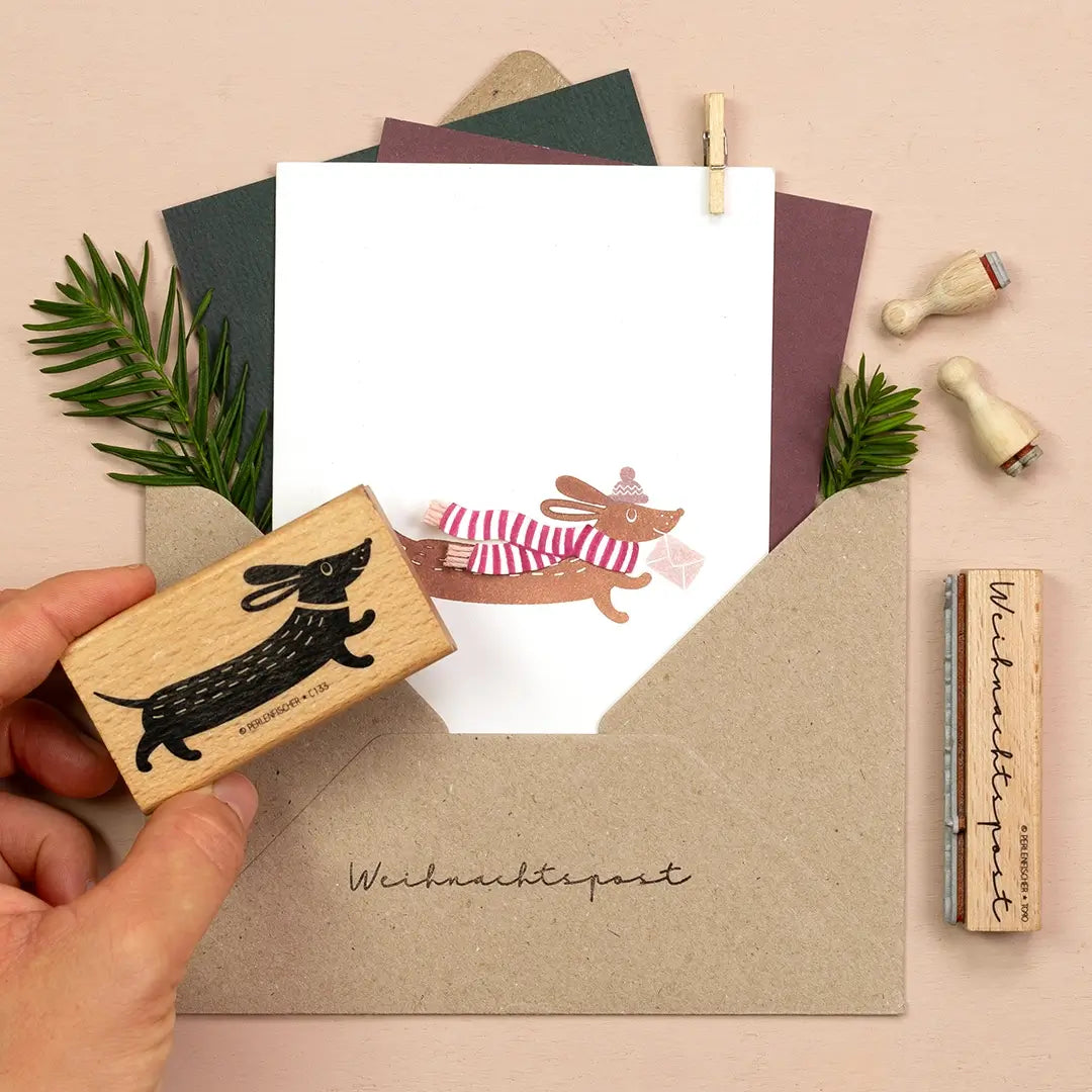 stempel tiere tierstempel stempel weihnachtstiere stempel dackel stempel hund stempel hunde stempel