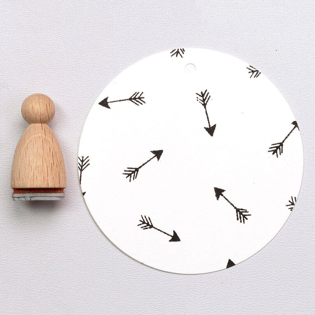 Stempel | Pfeil mit Spitze