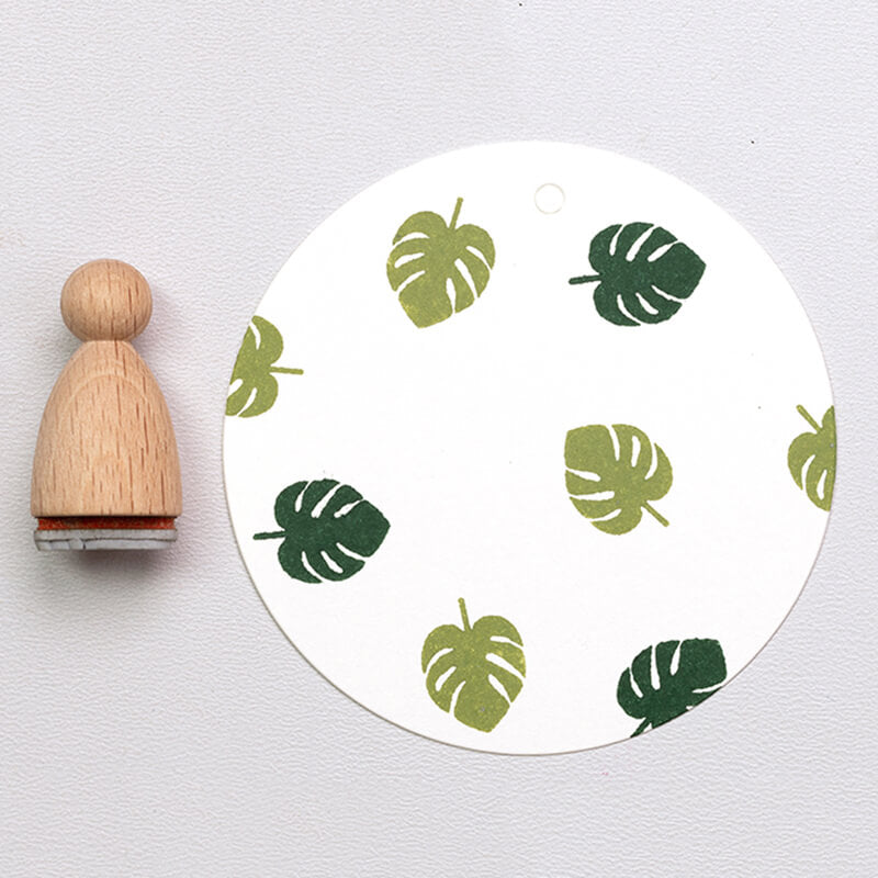 monstera stempel Stempel