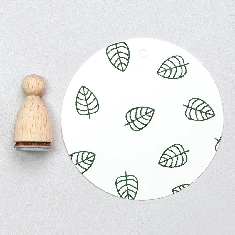 Stempel | Blatt outline klein