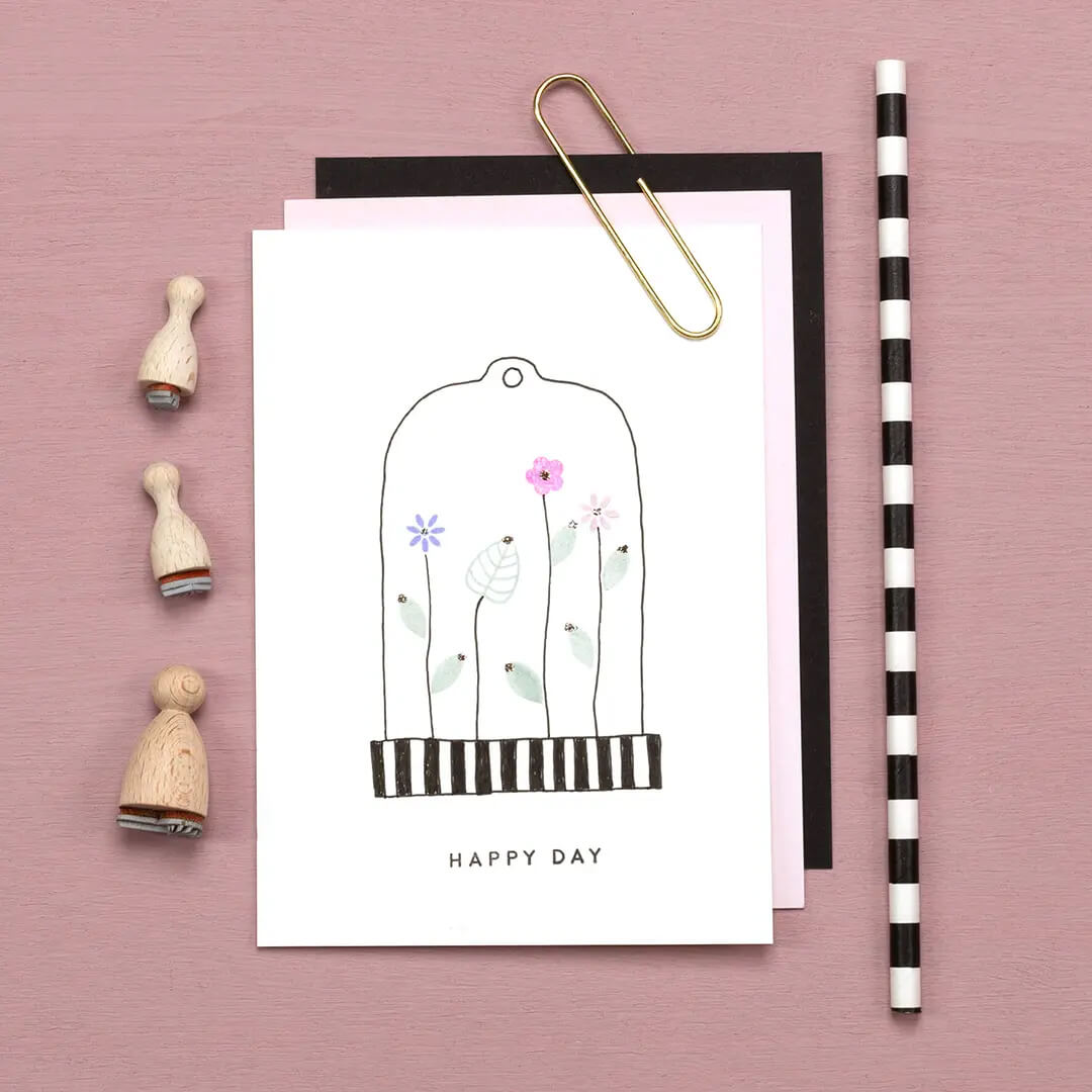 Stempel | Blatt outline klein
