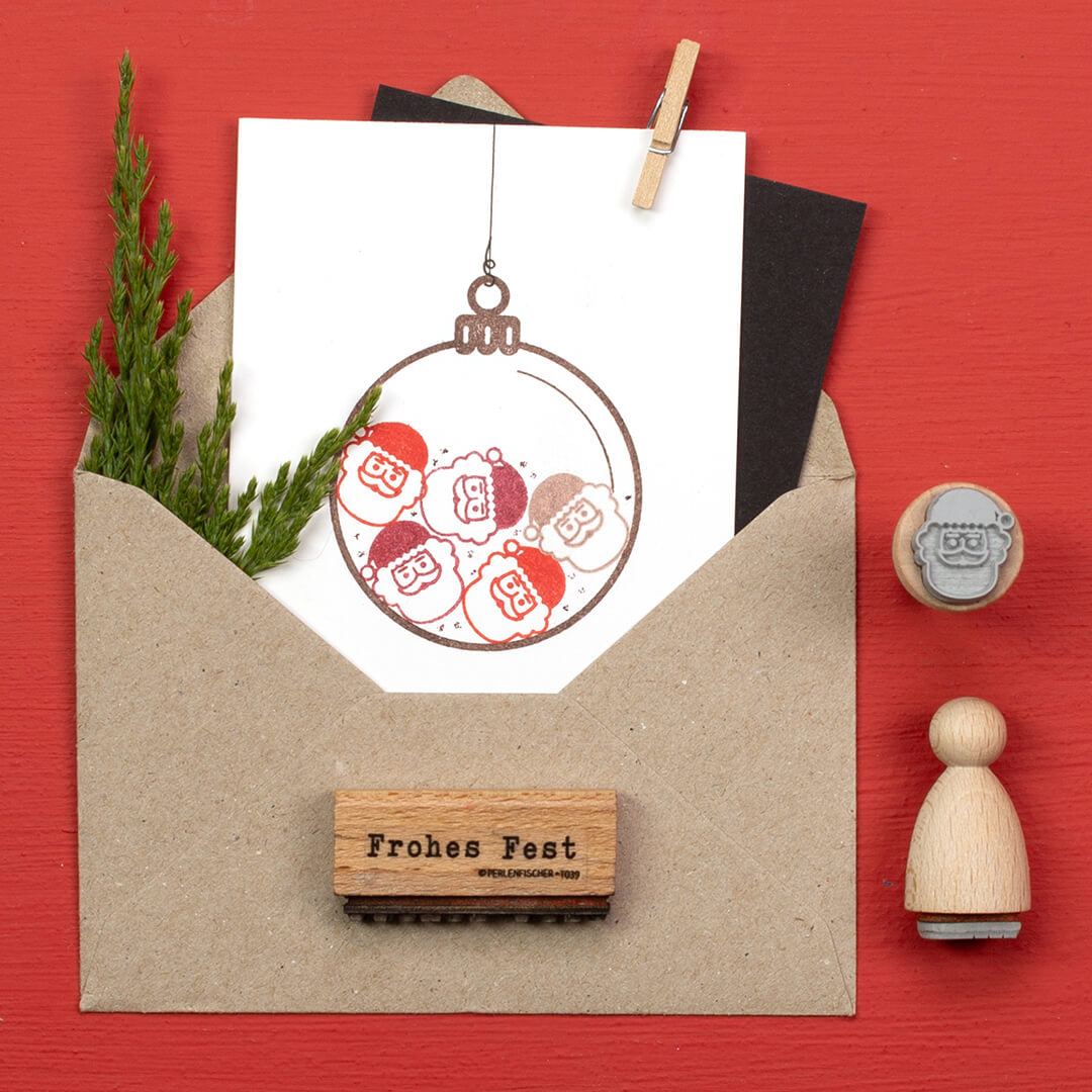 Stamp | Santa head small