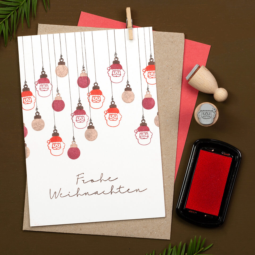 Stamp | Santa head small