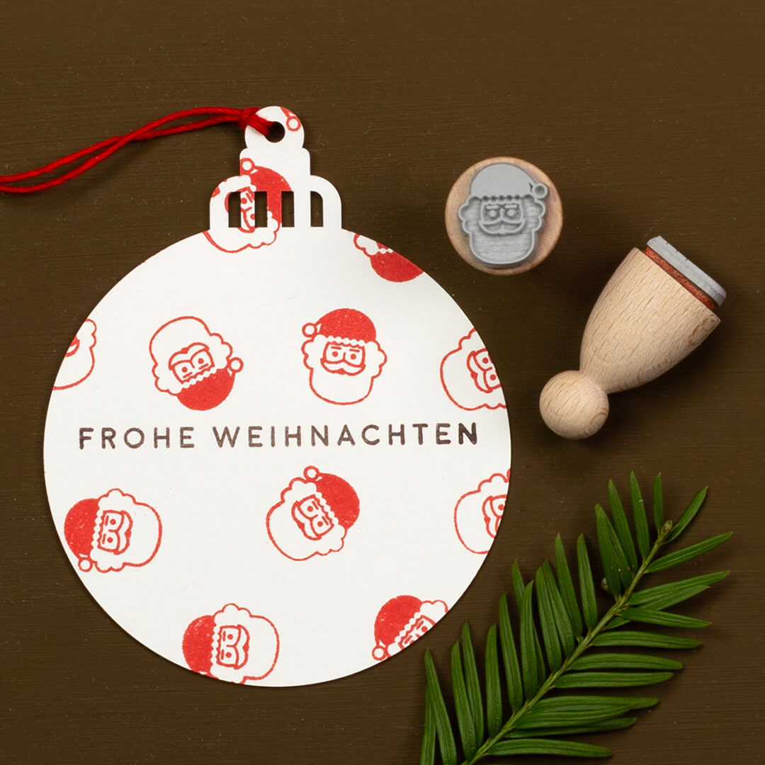 Stamp | Santa head small