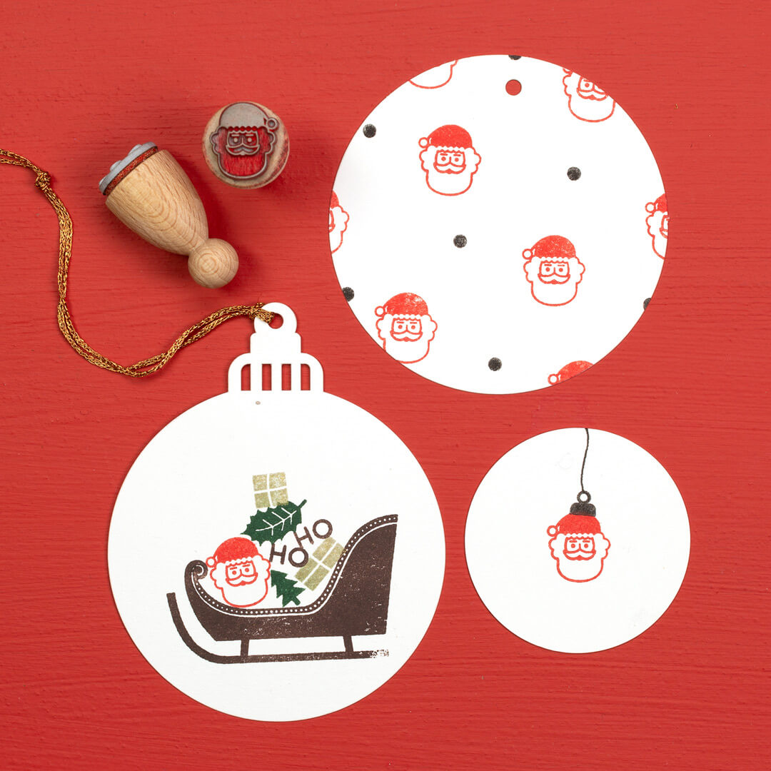Stamp | Santa head small