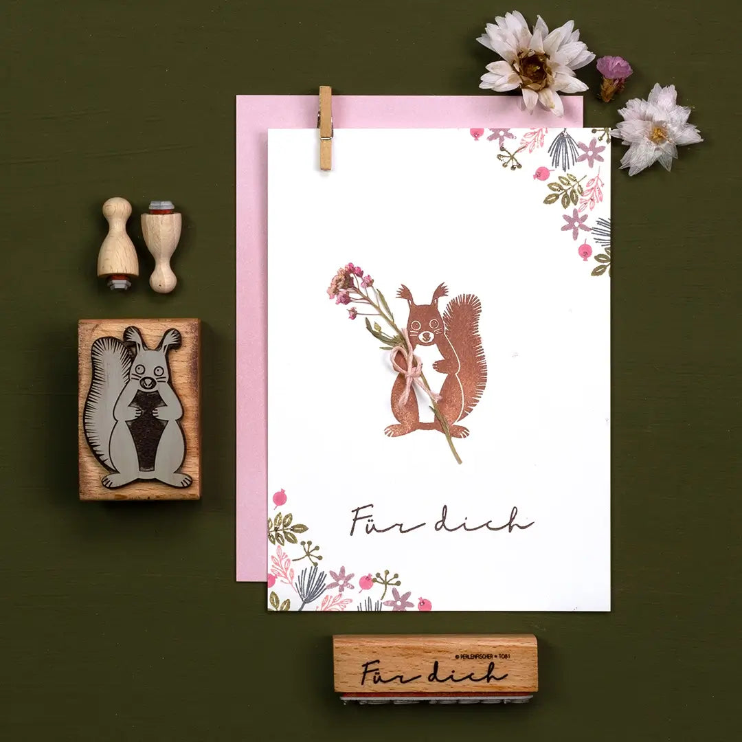 stempel tiere tierstempel stempel eichhörnchen stempel waldtiere stempel