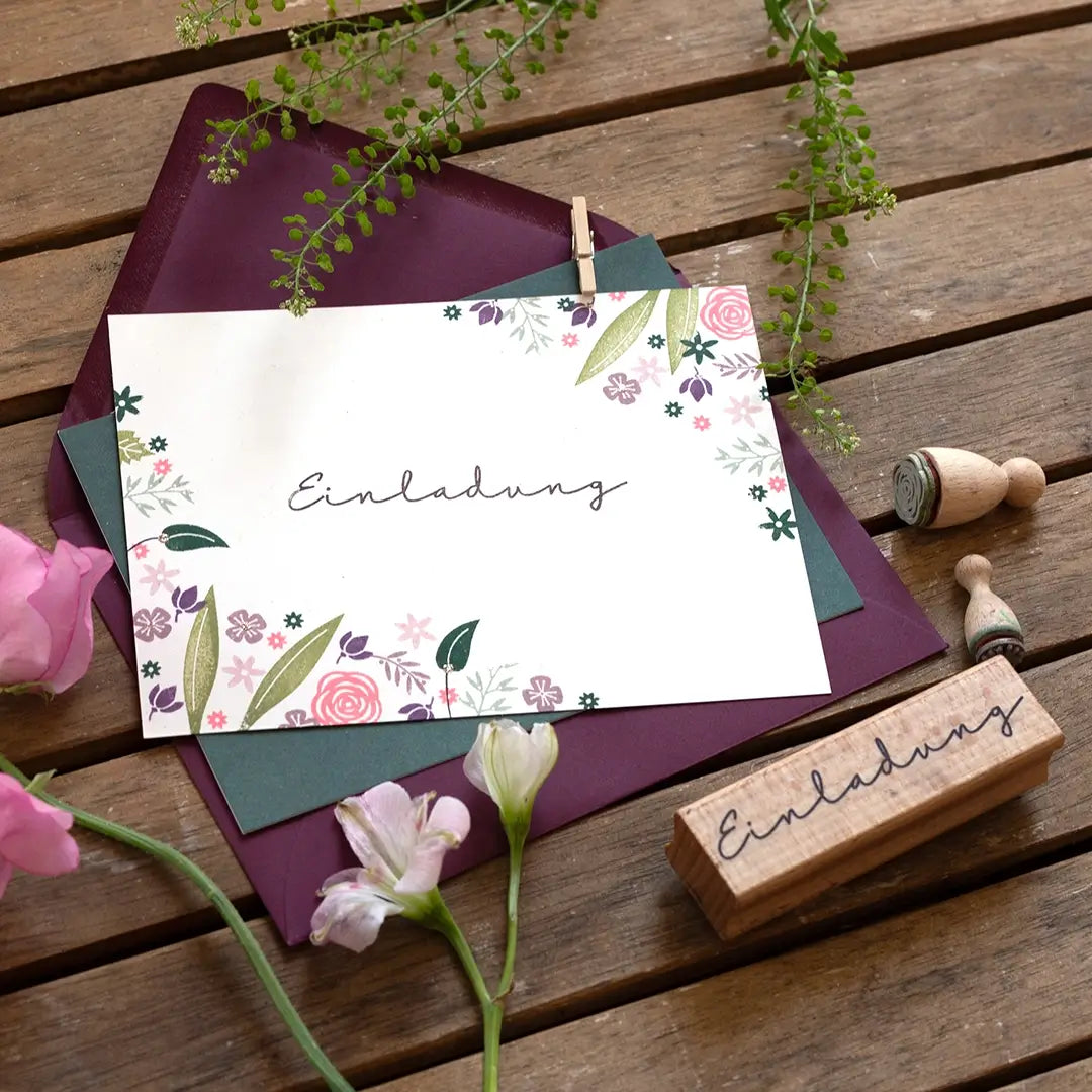 textstempel stempel schrift stempel einladung einladungskarte stempeln einladungskarte hochzeit hochzeitseinladung