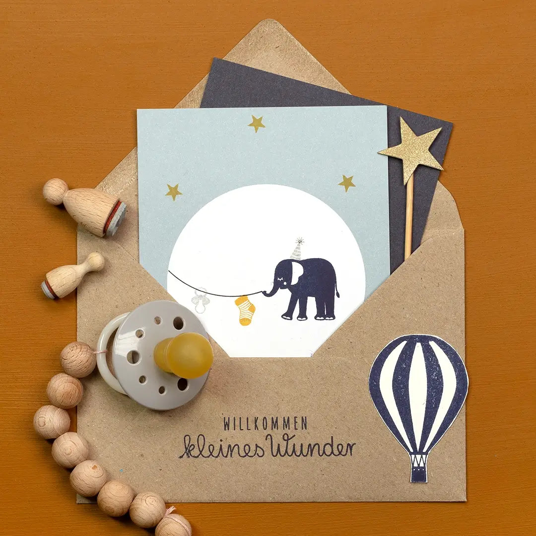 stempel kinder kinderstempel stempel tiere stempel baby elefant stempel stern stempel schnuller stempel socke stempel heissluftballon karte zur geburt stempeln
