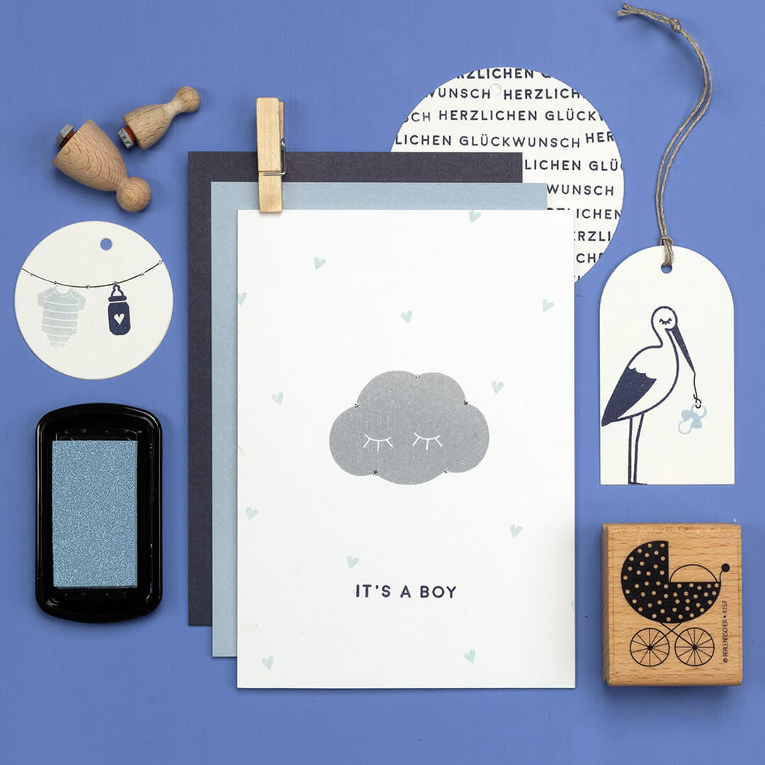 Stempel | Strampler Streifen