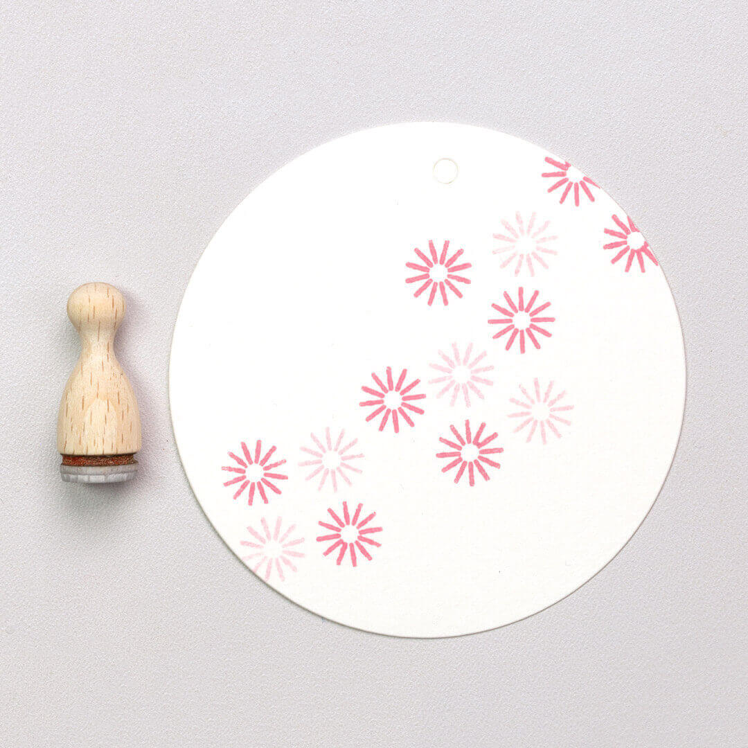 Stempel | Strahlenflocke mini